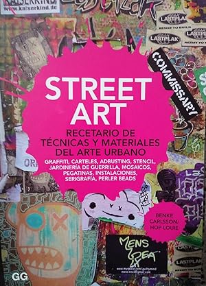 Image du vendeur pour STREET ART Recetario de tcnicas y materiales del arte urbano - Graffiti, Carteles, Adbusting, Stencil, Jardinera de guerrilla, Mosaicos, Pegatinas, Instalaciones, Serigrafa, Perler Beads mis en vente par Libros Dickens