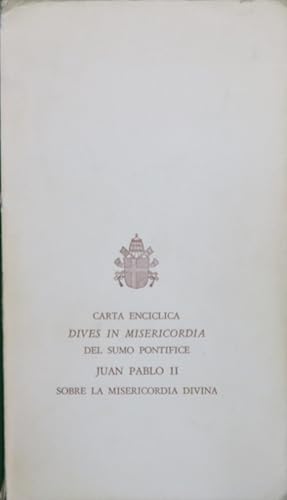 Imagen del vendedor de Carta encclica "Dives in misericordia" del Sumo Pontfice Juan Pablo II sobre misericordia divina a la venta por Librera Alonso Quijano