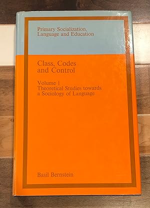 Immagine del venditore per Theoretical Studies Towards a Sociology of Language (v. 1) (Class, Codes and Control) venduto da Rosario Beach Rare Books