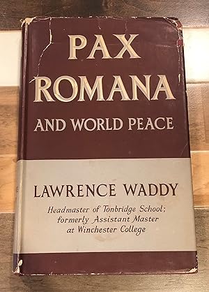 Seller image for Pax Romana and World Peace for sale by Rosario Beach Rare Books