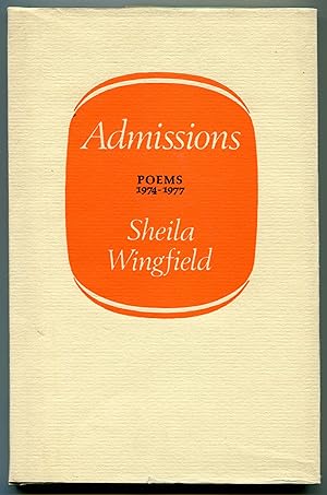 Immagine del venditore per Admissions: Poems 1974-1977 venduto da Between the Covers-Rare Books, Inc. ABAA