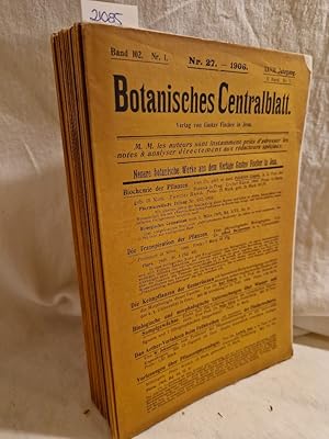 Imagen del vendedor de Botanisches Centralblatt, kompletter Band 102 Nr. 1: Heft-Nr. 27-52 (2. Halbjahr 1906 (XXVII. Jg.)). a la venta por Versandantiquariat Waffel-Schrder