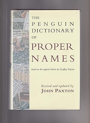 Imagen del vendedor de THE PENGUIN DICTIONARY OF PROPER NAMES a la venta por BOOK NOW