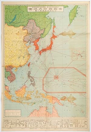         :          . [Teikoku kokub  daichizu : Fu rekky  gunbi j sei ichiran. [Large Map of Japa...