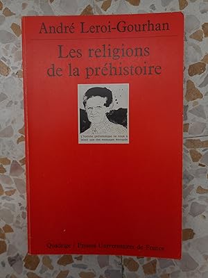 Imagen del vendedor de Les religions de la prehistoire, paleolithique a la venta por Frederic Delbos