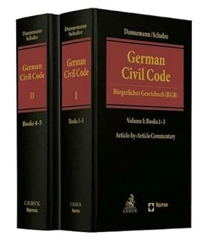 Seller image for German Civil Code Volume I and II : Books 1-5 for sale by AHA-BUCH GmbH