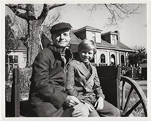 Bild des Verkufers fr The Thanksgiving Visitor (Original photograph of Truman Capote with child actor Michael Kearney from the set of the 1968 television film) zum Verkauf von Royal Books, Inc., ABAA