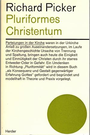 Bild des Verkufers fr Pluriformes Christentum zum Verkauf von Antiquariat Hans Wger