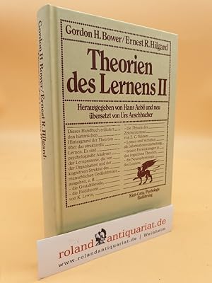 Bild des Verkufers fr Bower, Gordon H.: Theorien des Lernens Teil: 2. zum Verkauf von Roland Antiquariat UG haftungsbeschrnkt