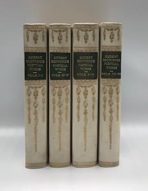 Seller image for THE POETICAL WORKS OF ROBERT BROWNING (17 VOLUMES BOUND IN FOUR) for sale by Surrey Hills Books