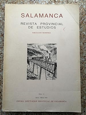 Salamanca : revista provincial de estudios : publicación trimestral. Núm. 15, enero marzo 1985