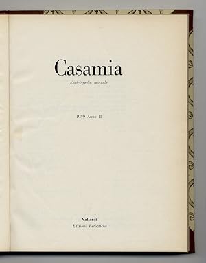 Casamia. Enciclopedia annuale. 1959. Anno II.(Cronache di un anno - Abbigliamento e moda - Abitaz...