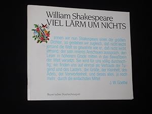 Bild des Verkufers fr Programmheft Bayerisches Staatsschauspiel Mnchen 1982/83. VIEL LRM UM NICHTS von Shakespeare. Insz.: Kurt Meisel, Bhnenbild: Hans Schavernoch, Kostme: Lore Haas, Choreografie: Ferenc Barbay. Mit Walter Schmidinger, Luigi Tortora, Franz Kollasch, Maximilian Villinger, Alfred Cerny, Max Mairich, Ursula Lingen, Barbara de Koy, Minni Oehl, Viktoria Naelin zum Verkauf von Fast alles Theater! Antiquariat fr die darstellenden Knste