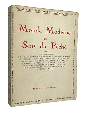 Image du vendeur pour Monde moderne et sens du pch. mis en vente par Librairie Douin