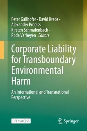 Seller image for Corporate Liability for Transboundary Environmental Harm: An International and Transnational Perspective [Hardcover ] for sale by booksXpress