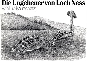 Bild des Verkufers fr Die Ungeheuer von Loch Ness. Achtundzwanzig Zeichnungen. Mit einem Vorwort von Herbert Rosendorfer. zum Verkauf von Antiquariat Biblion