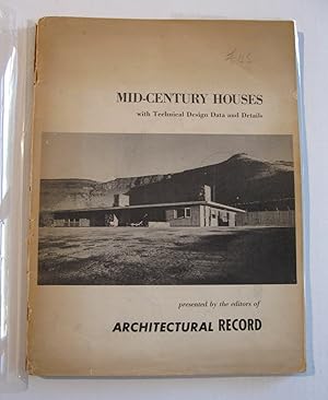 Immagine del venditore per Mid-Century Houses with Technical Design Data and DetailsUK venduto da Marcus Campbell Art Books