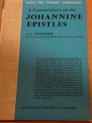 Bild des Verkufers fr Commentary on the Johannine Epistles (Black's New Testament Commentaries) zum Verkauf von WeBuyBooks