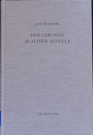 Seller image for Der Chronist in seiner Mitwelt. Beihefte zur Zeitschrift fr das alttestamentliche Wissen; Bd. 239. for sale by Antiquariat Bookfarm