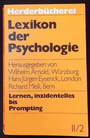 Immagine del venditore per Lexikon der Psychologie. Herder Bcherrei; Bd. 584. venduto da Antiquariat Bookfarm