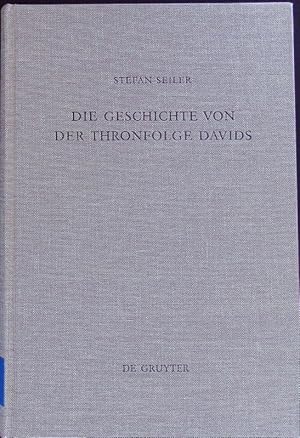 Seller image for Die Geschichte von der Thronfolge Davids (2 Sam 9-20; 1 Kn 1-2). Untersuchungen zur Literarkritik und Tendenz. Beihefte zur Zeitschrift fr das alttestamentliche Wissen; Bd. 267. for sale by Antiquariat Bookfarm