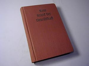 Bild des Verkufers fr Kritik der Urteilskraft : Text d. Ausg. 1790 (A) mit Beifgung smtl. Abweichungen d. Ausg. (B) u. 1799 (C) zum Verkauf von Antiquariat Fuchseck