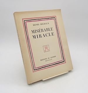 Seller image for Misrable Miracle for sale by L'Ancienne Librairie