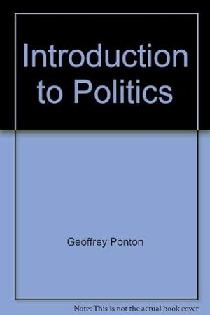 Bild des Verkufers fr Introduction to Politics zum Verkauf von WeBuyBooks