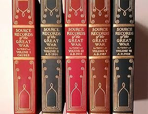 Source Records of the Great War -5 volumes