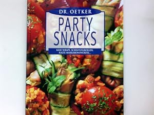 Image du vendeur pour Dr. Oetker Party Snacks Kse-Wraps, Schnitzelrollen . mis en vente par Antiquariat Buchhandel Daniel Viertel