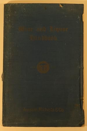 Seller image for Wine and Liquor Handbook [Cocktails] for sale by Babylon Revisited Rare Books