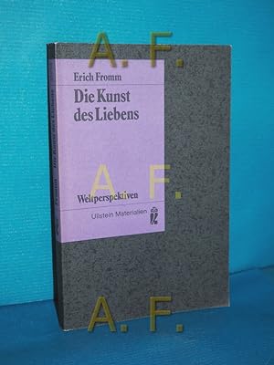 Immagine del venditore per Die Kunst des Liebens [bers. von Liselotte u. Ernst Mickel] / Ullstein-Buch , Nr. 35258 : Ullstein-Materialien venduto da Antiquarische Fundgrube e.U.