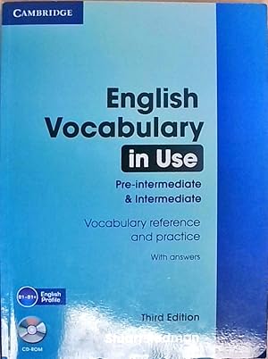 Bild des Verkufers fr English Vocabulary in Use: Pre-intermediate and Intermediate with Answers and CD-ROM zum Verkauf von Berliner Bchertisch eG