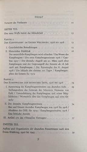 Imagen del vendedor de Die Geschichte der deutschen Panzerwaffe 1916 bis 1945 a la venta por Buchhandlung Loken-Books