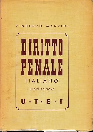 Trattato di Diritto Penale Italiano, vol. 6^.