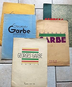 5 CATALOGUES GEORGES GARBE