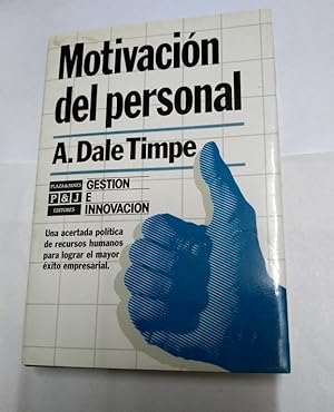 Imagen del vendedor de Motivacin del personal a la venta por Libros Ambig