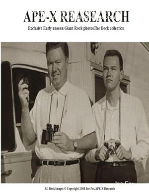 Imagen del vendedor de APE-X RESEARCH Exclusive Early unseen Giant Rock photos a la venta por AHA-BUCH GmbH