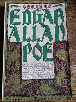 Imagen del vendedor de OBRAS DE EDGAR ALLAN POE. (tomo II). Traduccin de Jos Francs) a la venta por Librera Pramo