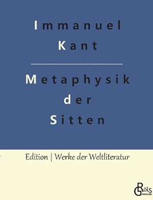 Seller image for Grundlegung zur Metaphysik der Sitten (Paperback or Softback) for sale by BargainBookStores
