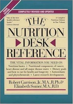 Seller image for The Nutrition Desk Reference for sale by WeBuyBooks