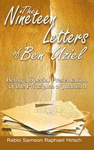 Imagen del vendedor de The Nineteen Letters of Ben Uziel: Being a Special Presentation of the Principles of Judaism [Hardcover ] a la venta por booksXpress