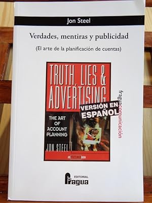 Seller image for VERDADES, MENTIRAS Y PUBLICIDAD (El arte de la planificacin de cuentas). for sale by LIBRERA ROBESPIERRE
