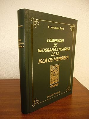 Seller image for COMPENDIO DE GEOGRAFA E HISTORIA DE LA ISLA DE MENORCA for sale by Libros Mmesis