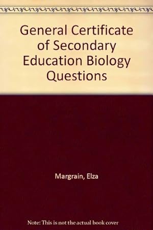 Immagine del venditore per General Certificate of Secondary Education Biology Questions venduto da WeBuyBooks