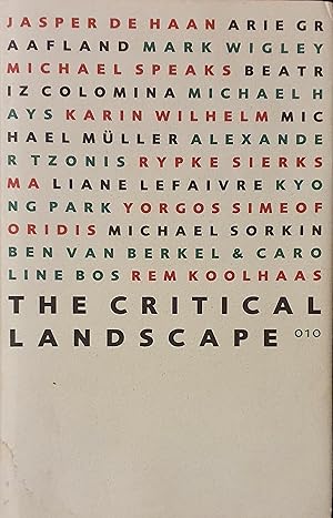 Imagen del vendedor de The Critical Landscape (Stylos Series) a la venta por Somerset Books