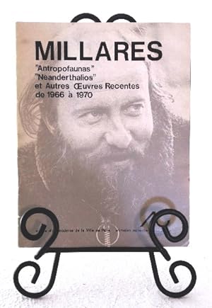 Imagen del vendedor de Millares "Antropofaunas" "Neanderthalios" et Autres Oeuvres Recentes de 1966 a 1970 a la venta por Structure, Verses, Agency  Books