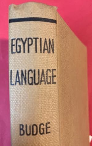 Seller image for Egyptian Language. Easy Lessons in Egyptian Hieroglyphics. for sale by Plurabelle Books Ltd