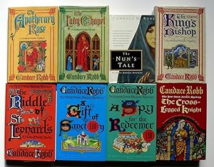 Seller image for Owen Archer Mysteries, LOT of 8: The Apothecary Rose + The Lady Chapel + The Nun's Tale + The King's Bishop + The Riddle of St. Leonard's + A Gift of Sanctuary + A Spy for the Redeemer + The Cross-Legged Knight for sale by Silicon Valley Fine Books