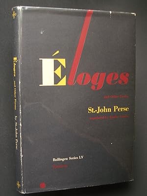 Éloges and Other Poems: Bilingual Edition